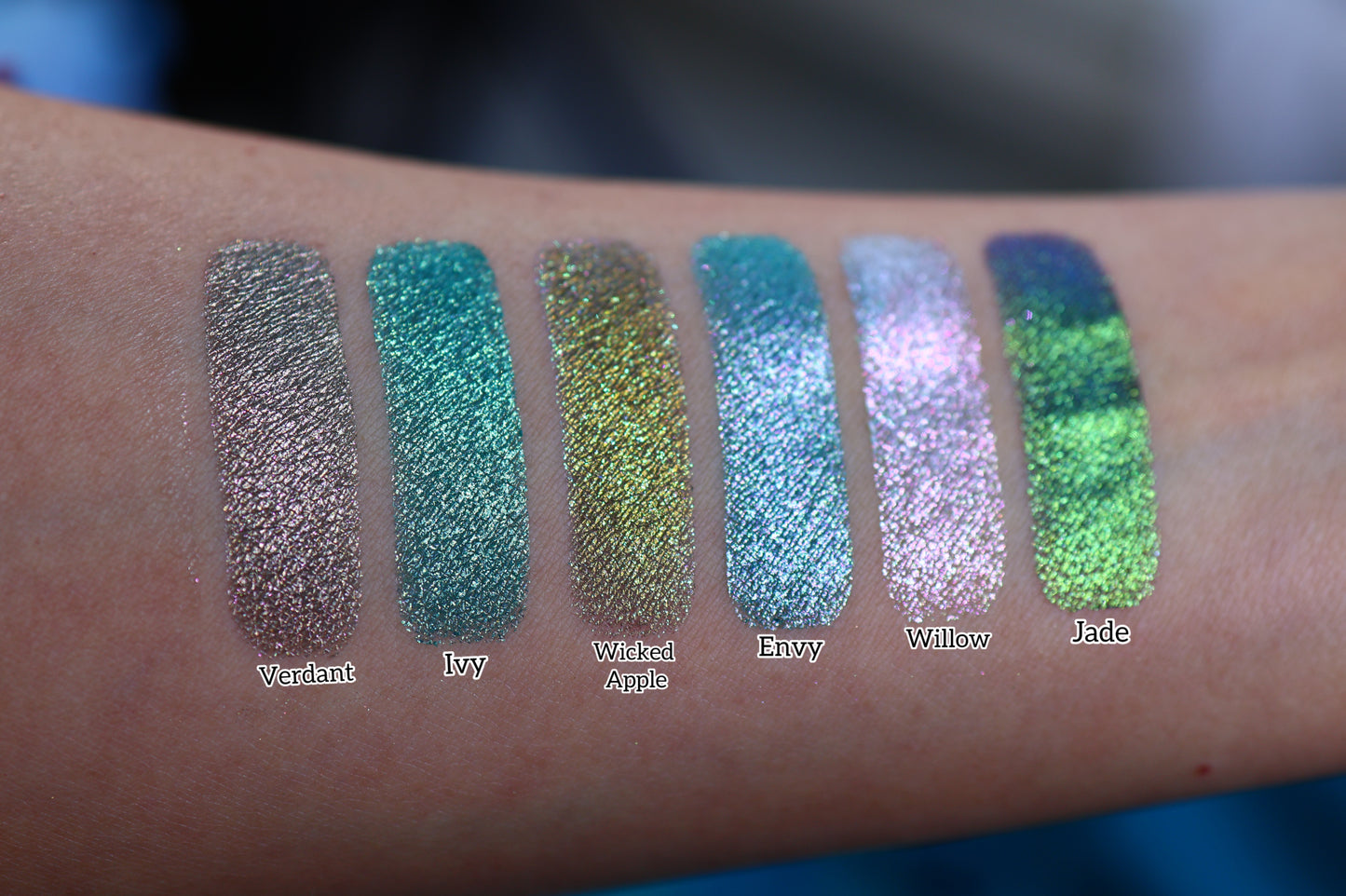 Mean Greens Bundle of 6 Without Palette