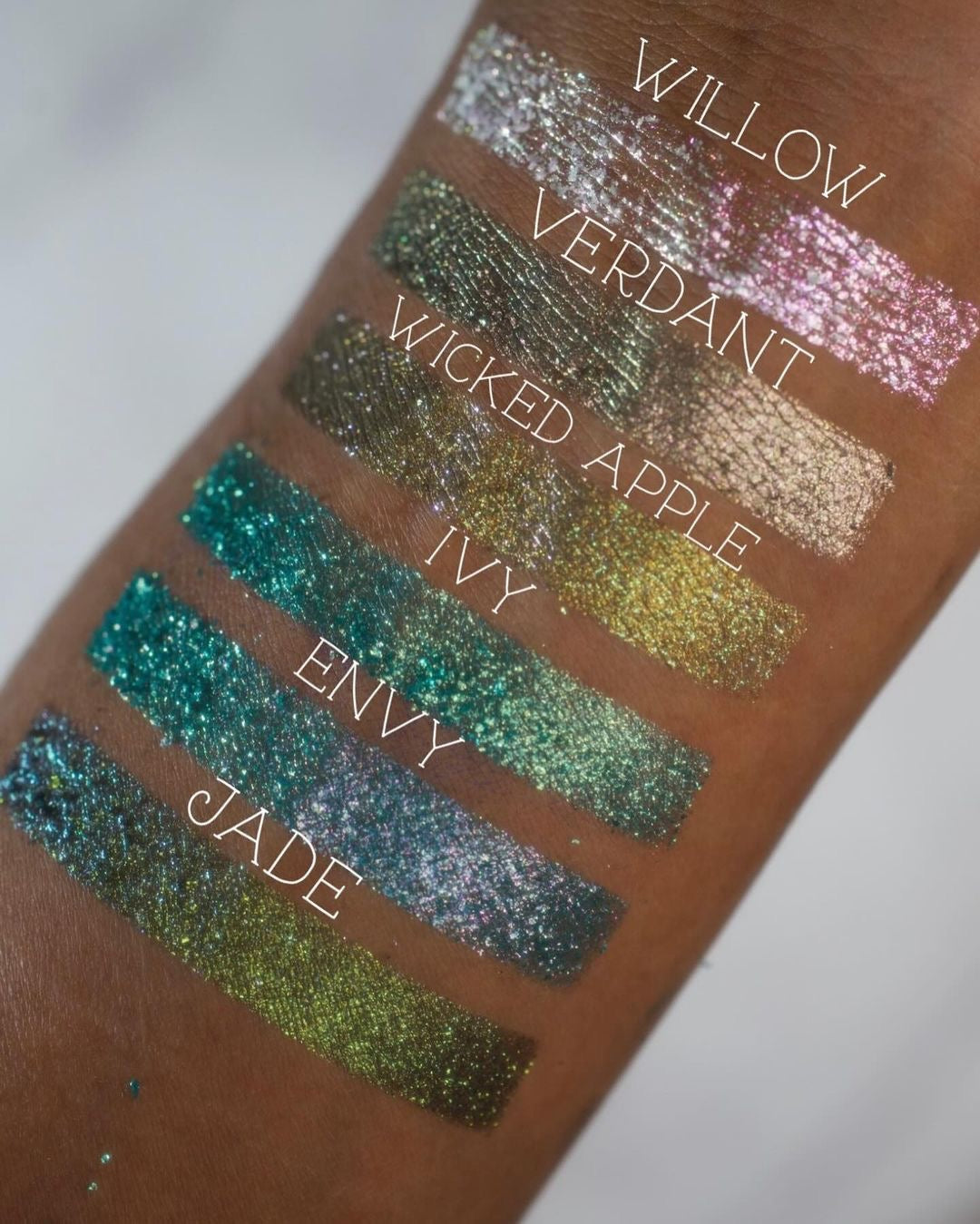 Mean Greens Bundle of 6 Without Palette