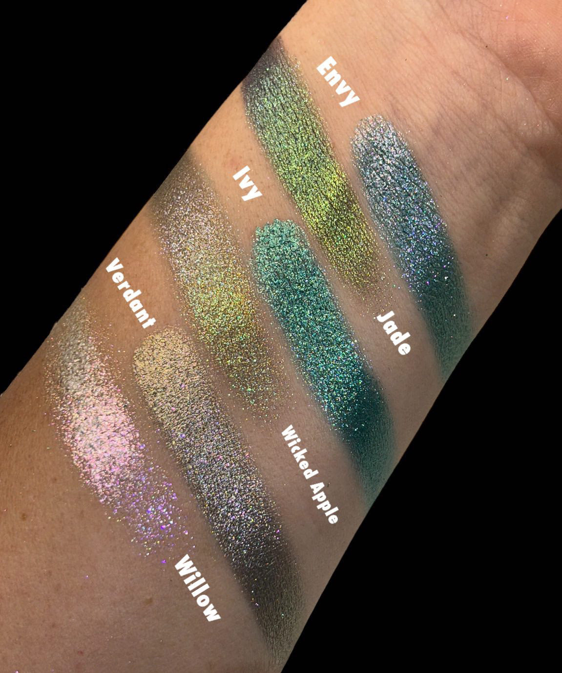 Mean Greens Bundle of 6 Without Palette