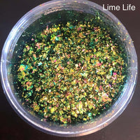 Lime Life Chameleon Flakes