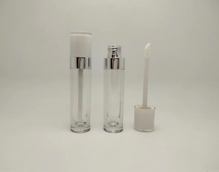 White And Sliver Round Tube